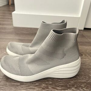 Comfy Knit Wedge Sneakers – Casual & Stylish